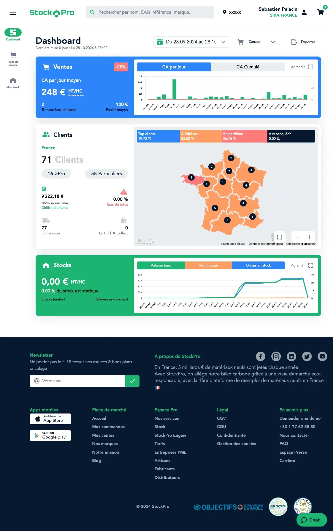 StockPro (Lead Développeur front-end) - Vignette 2