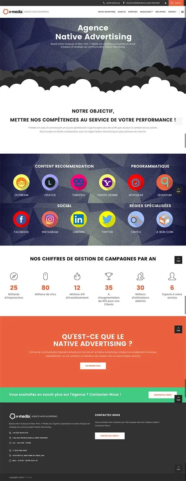 V-MEDIA | Agence Performance